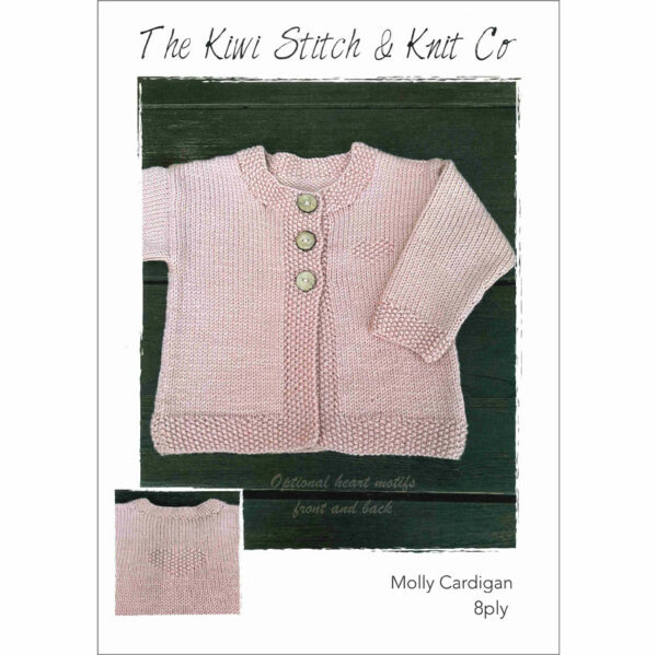 Ashford Store The Kiwi Stitch and Knit Co Molly Cardigan 8ply