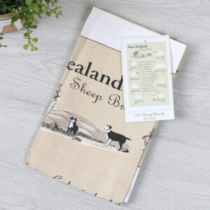 New Zealand Sheep Breeds Tea Towel