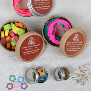 Unwind and Knit with Me - Hold cords, Stoppers and Stitch markers