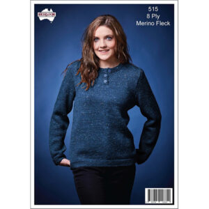 Heirloom - Merino Fleck Classic Henley 515