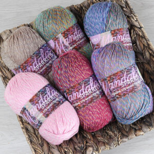 Mandala Sparkles 8ply - 6 shades