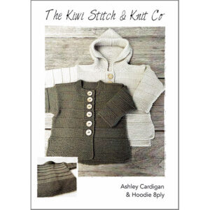 The Kiwi Stitch and Knit Co – Ashley Cardigan and Hoodie 8ply