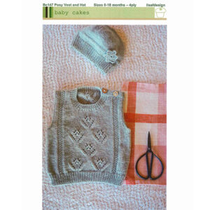 Baby Cakes - Posy Vest + Hat 4ply