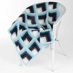 3D Granny Square Blanket Kit